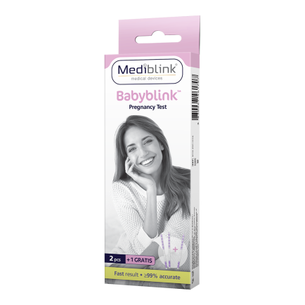 MEDIBLINK Test nosečnosti Babyblink lističi 3x M155